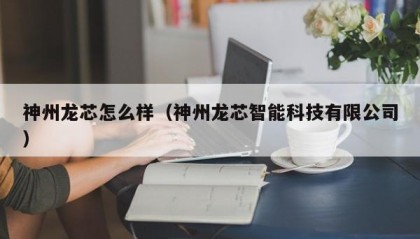 神州龙芯怎么样（神州龙芯智能科技有限公司）